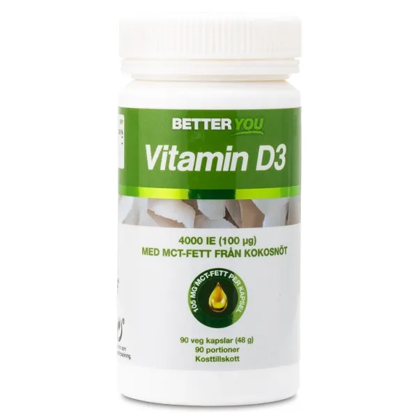 Better You Vitamin D3, 90 kaps