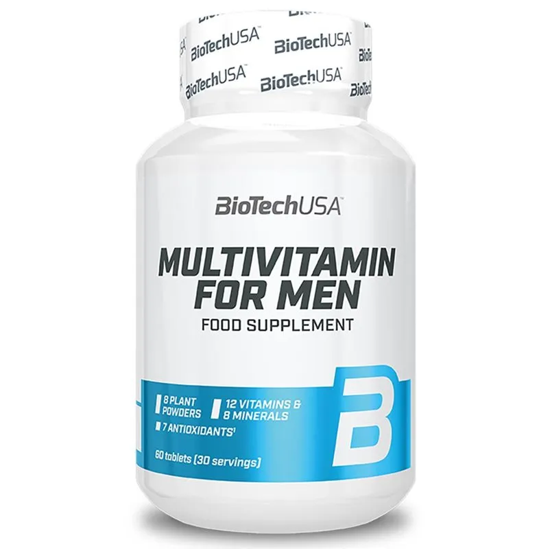 BioTechUSA Multivitamin for Men, Vitaminer 60