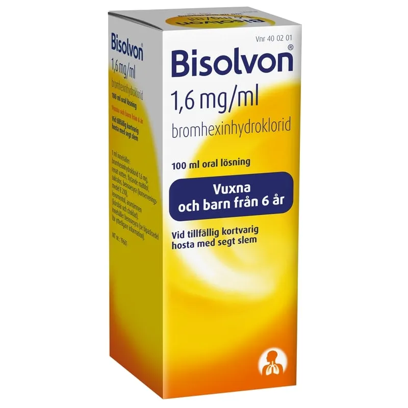 Bisolvon oral lösning 1,6 mg/ml 100 ml