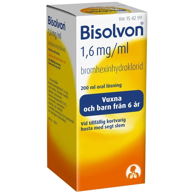 Bisolvon oral lösning 1,6 mg/ml 200 ml