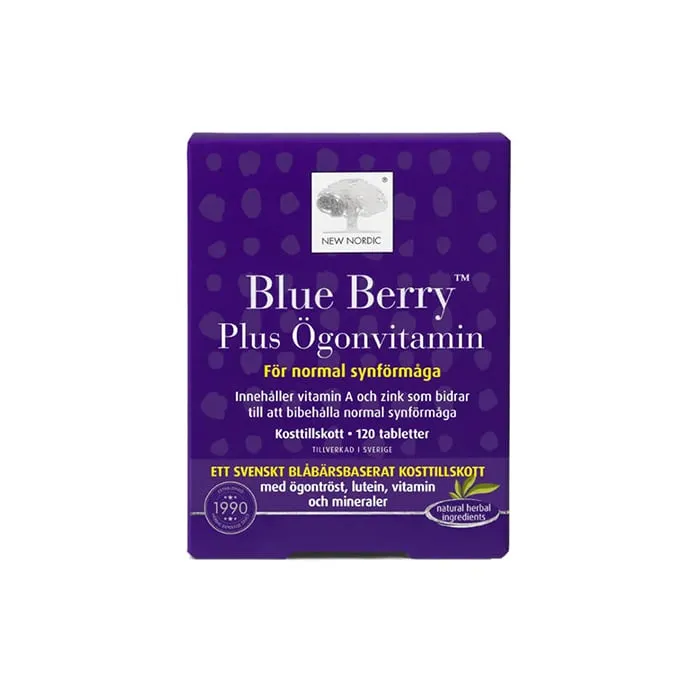 Blue Berry Plus Ögonvitamin 120 tabletter