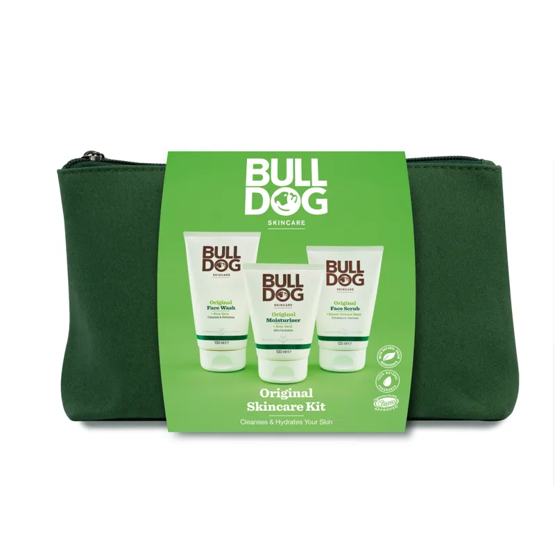 Bulldog Original Skincare Kit & Washbag 100+150+125 ml