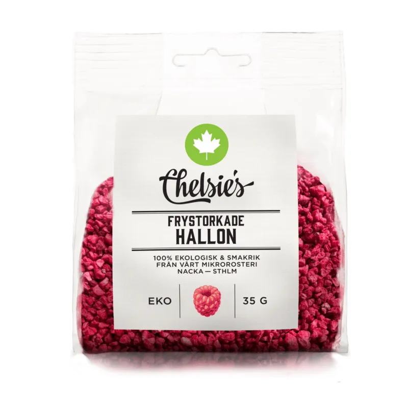 Chelsie's Frystorkade Hallon 35 g