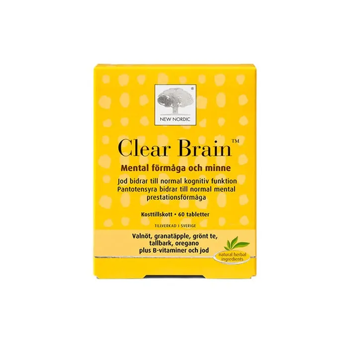 Clear Brain 60 tabletter