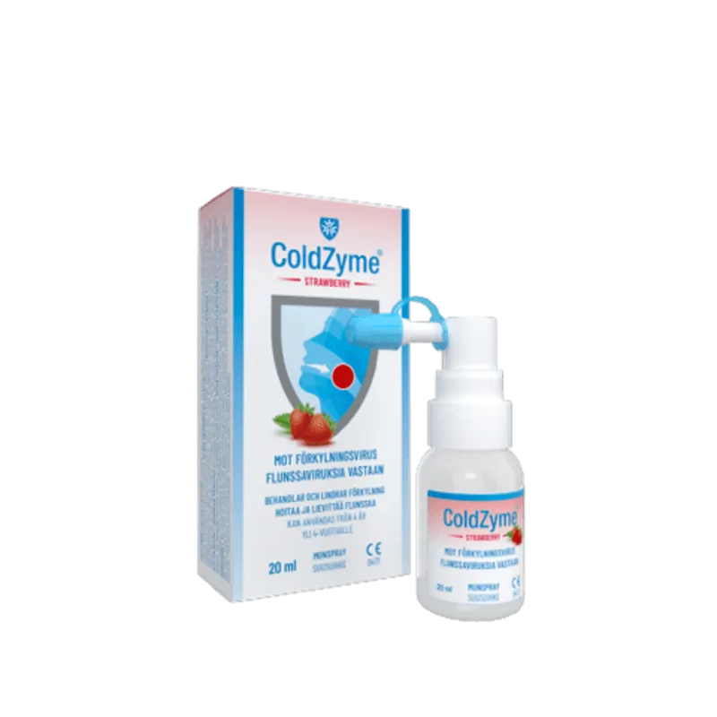 Coldzyme ColdZyme Strawberry munspray mot förkylning 20 ml