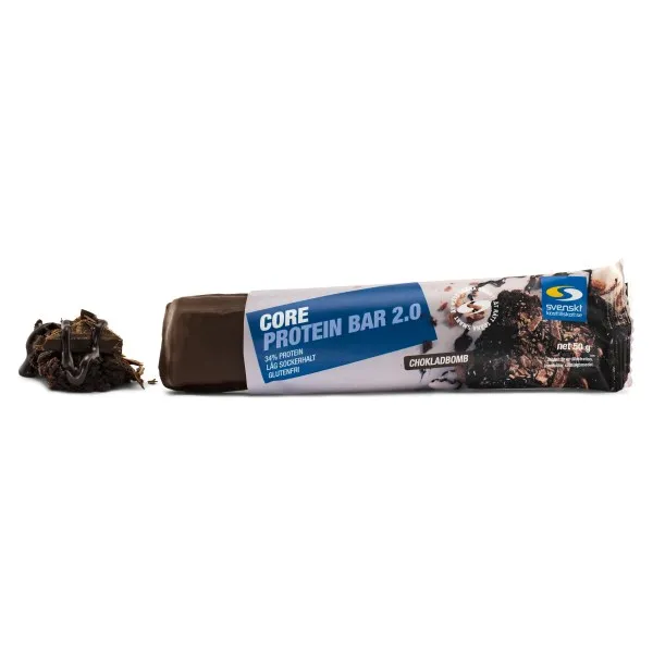 Core Protein Bar 2.0, Chokladbomb, 1 st