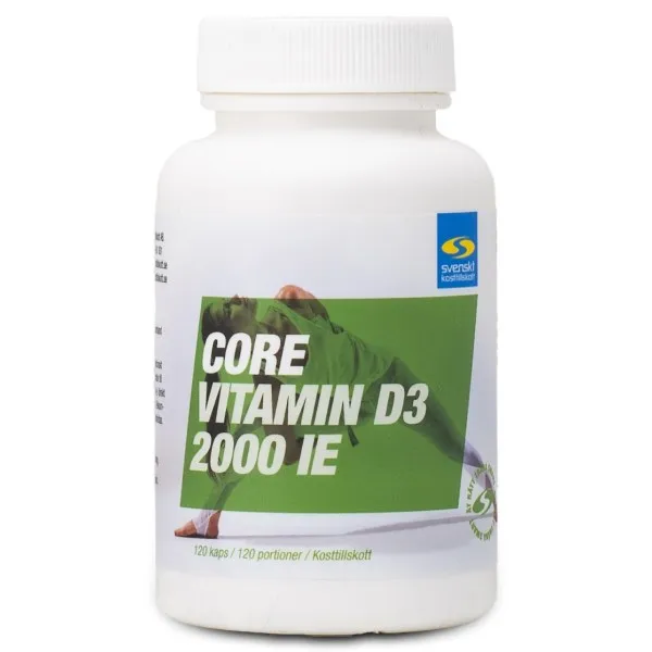 Core Vitamin D3 2000 IE+, 120 kaps