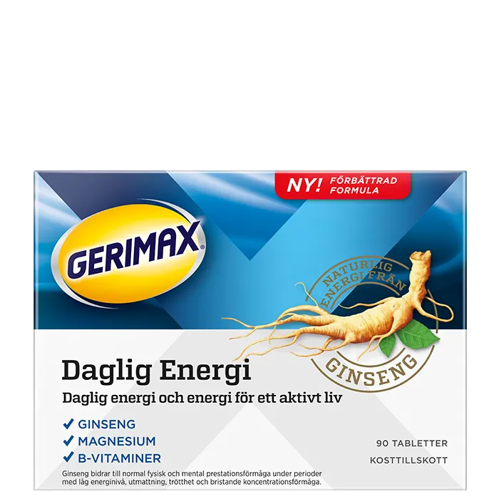 Daglig Energi Med Ginseng 90 tabletter