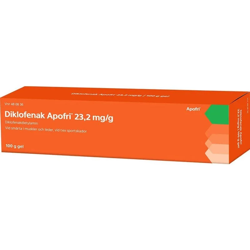 Diklofenak Apofri 23,2 mg/g 100 gram Gel