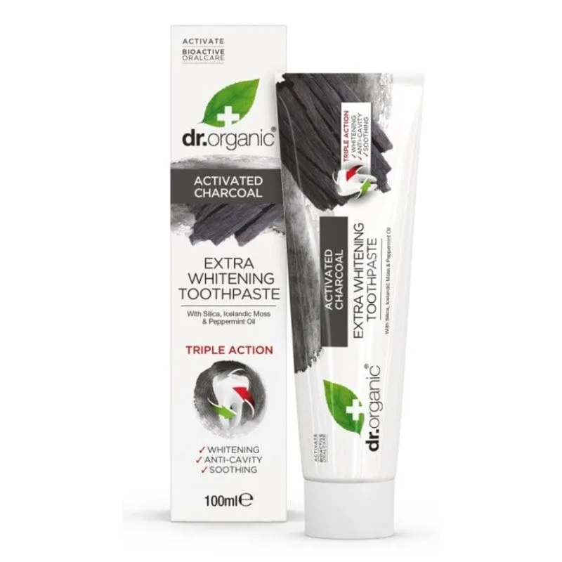 Dr Organic Activated Charcoal Toothpaste 100 ml