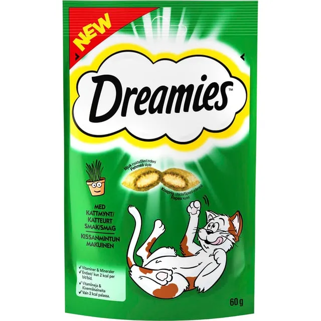 Dreamies Kattgodis Kattmynta 60 g