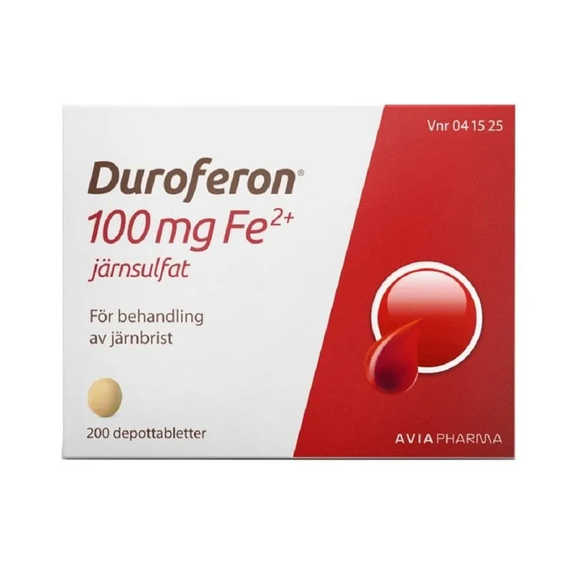 Duroferon Depottablett 100 mg Fe2+ 200 st