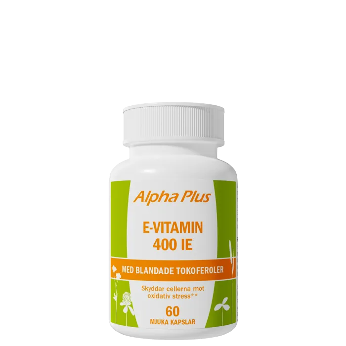 E-vitamin 400IE 60 mjuka kapslar
