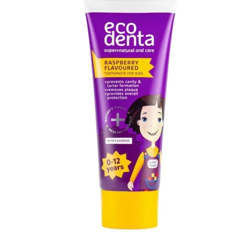 Ecodenta Kakes makes Raspberry Flavour Kids Toothpaste 75 ml