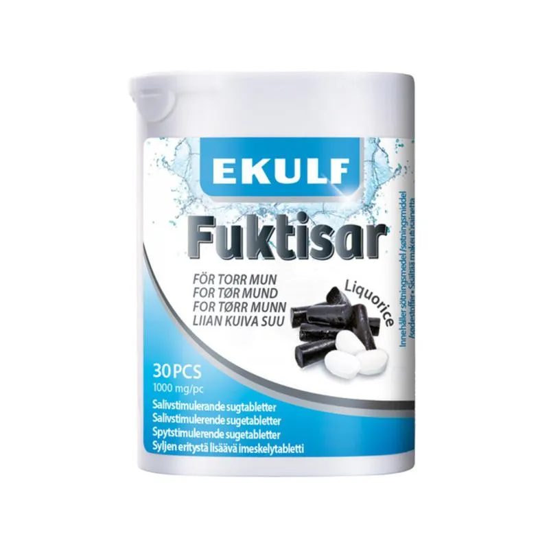 Ekulf Fuktisar Liquorice 30 st