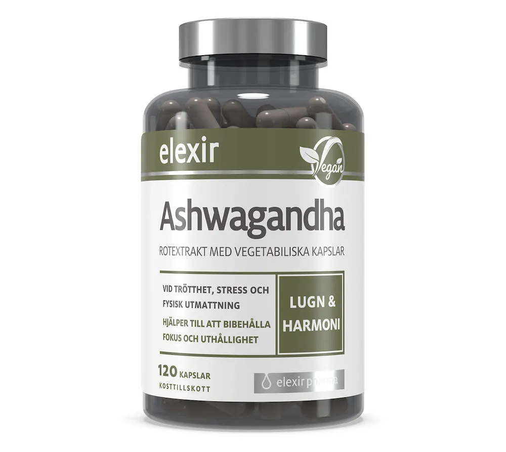 Elexir Ashwagandha 120 kapslar