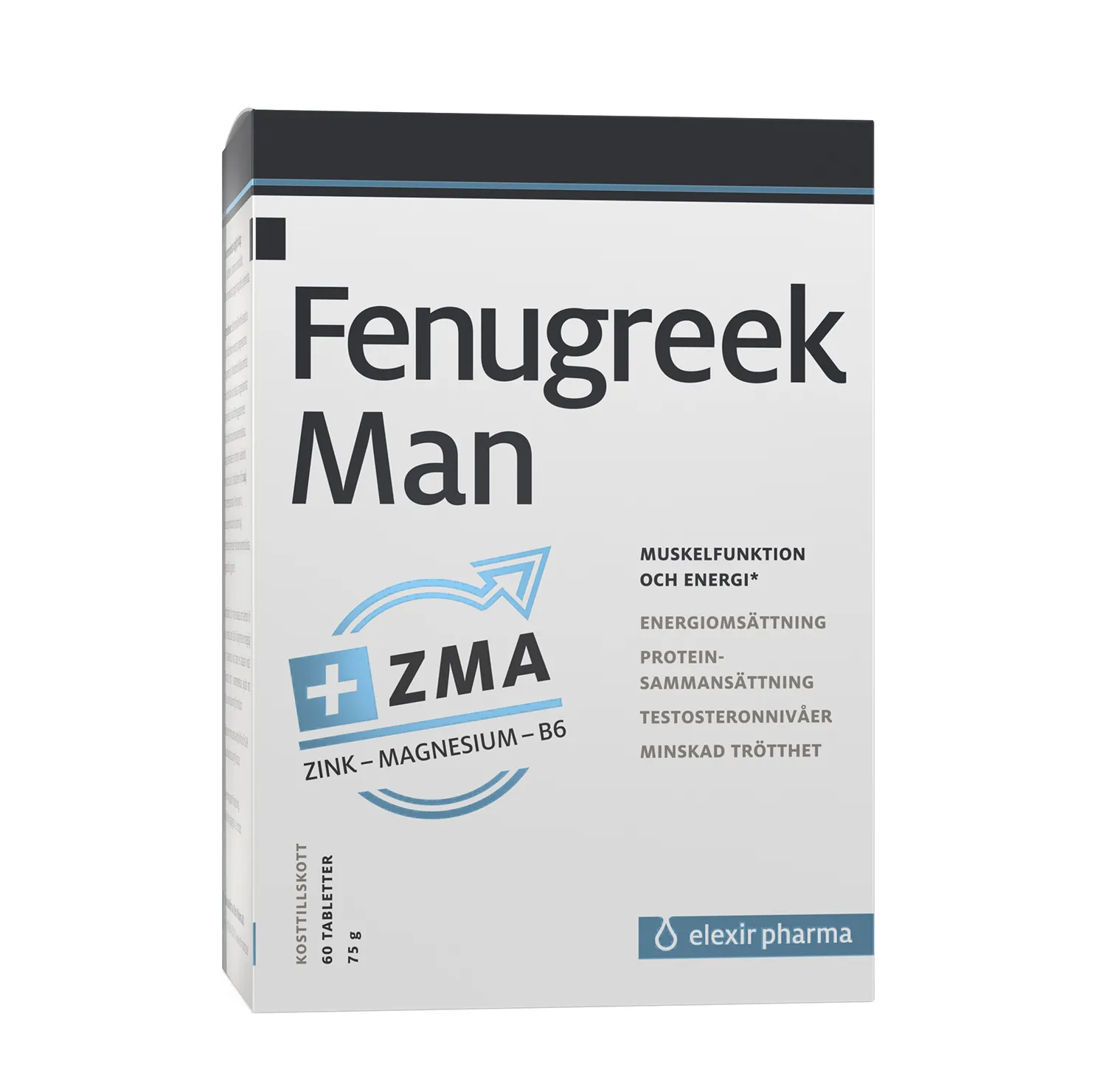 Elexir Fenugreek Man Plus ZMA 60 tabletter