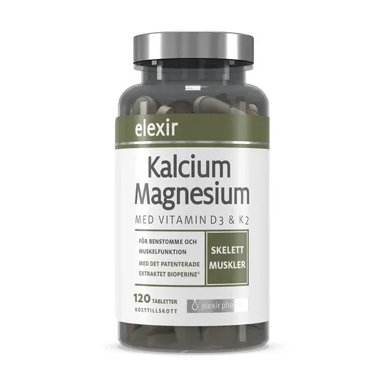 Elexir Kalcium Magnesium 120 tabletter
