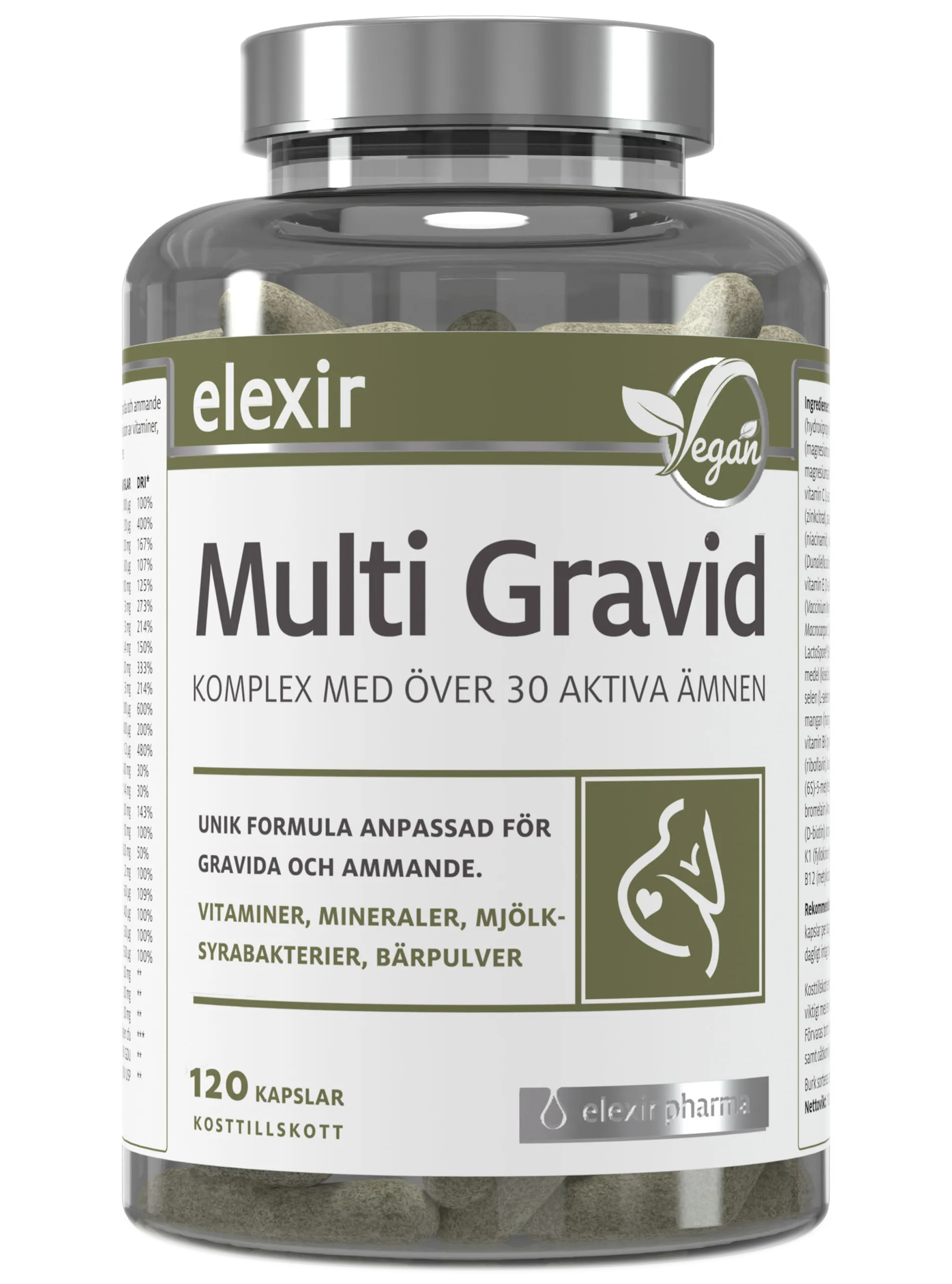 Elexir Multivitamin Gravid, 120 st