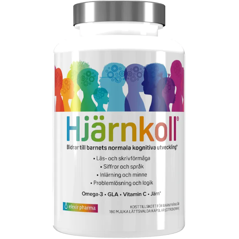 Elexir Pharma Hjärnkoll 180 kapslar