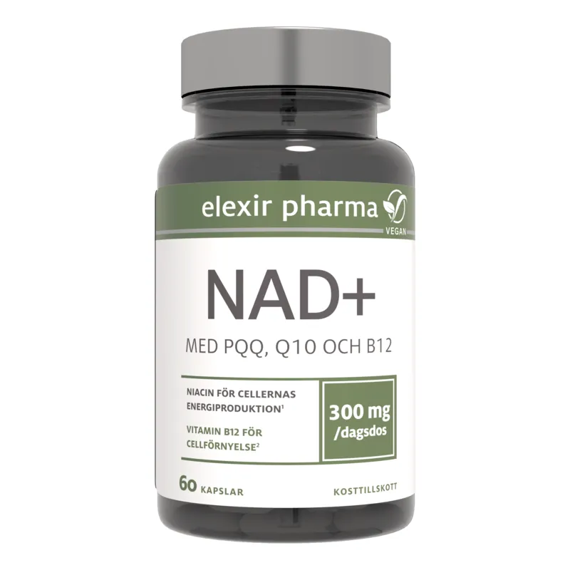 Elexir Pharma NAD+ 60 kapslar
