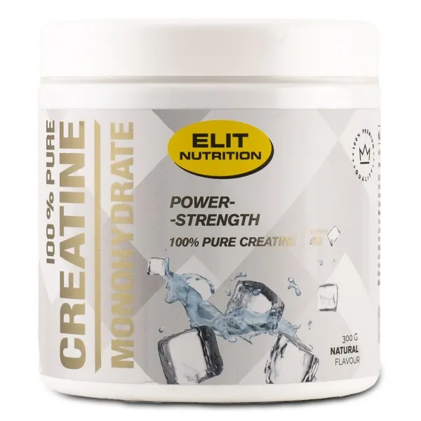 ELIT 100% Pure Creatine Monohydrate, Natural, 300 g