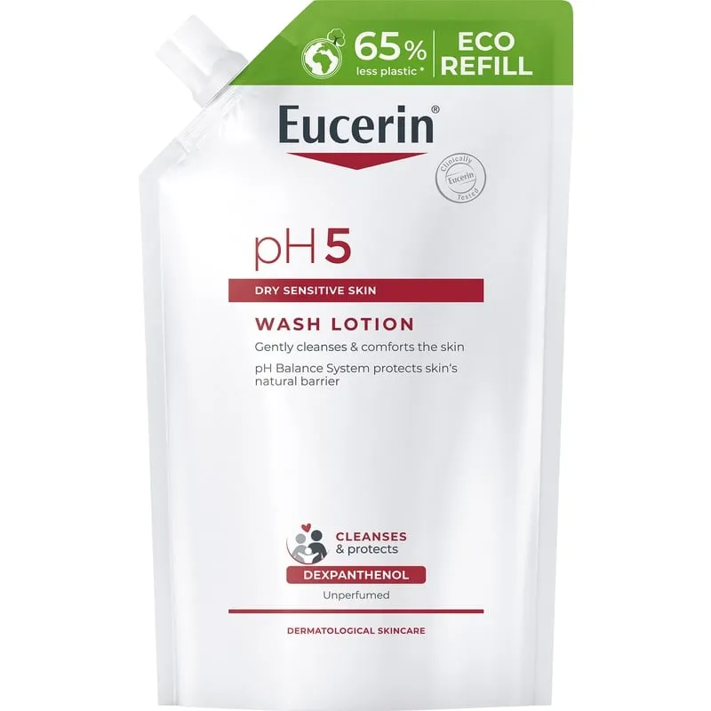 Eucerin Ph5 Washlotion Oparfymerad Refill 400ml