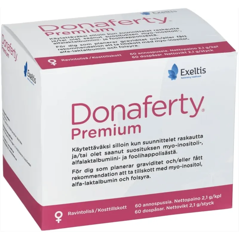 Exeltis Donaferty Premium dospåsar 60 st