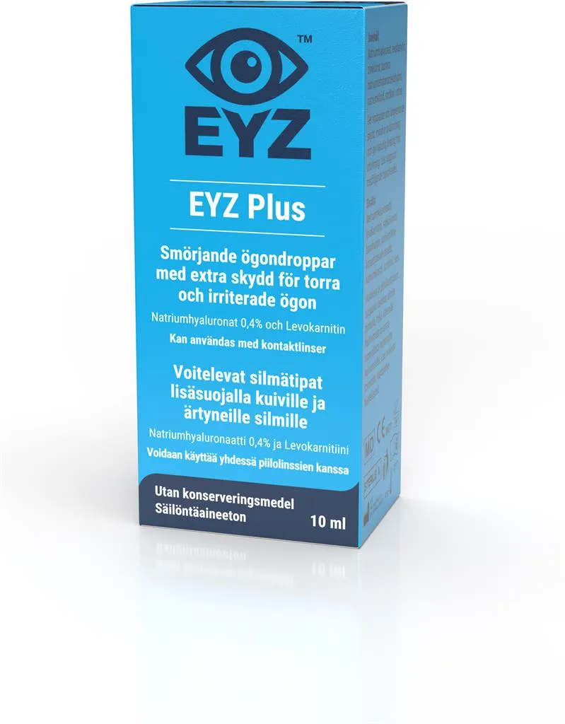 EYZ Plus Smörjande ögondroppar, 10 ml
