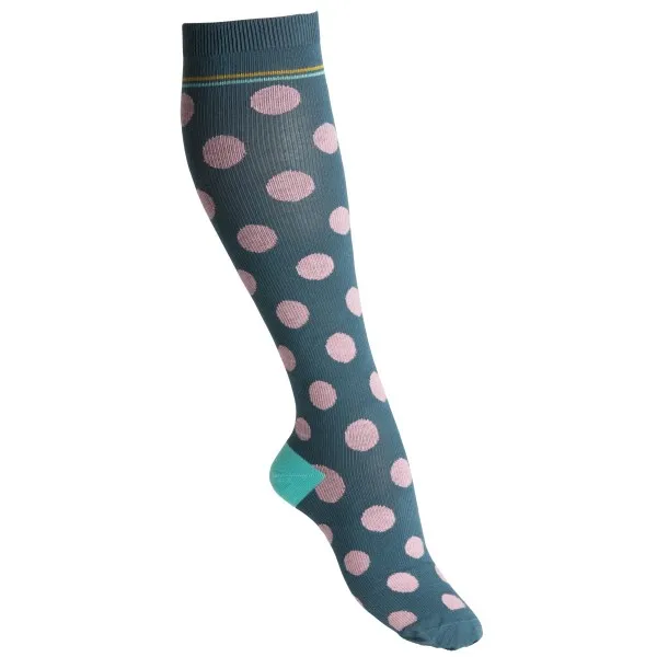 Funq Wear Kompressionsstrumpor Bomull 15-18, 40-42, Brittany Blue