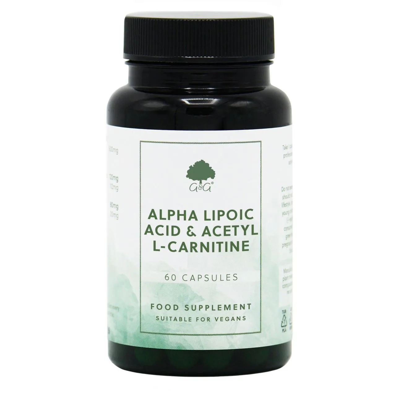G&G Vitamins Alpha Lipoic Acid & Acetyl L-Carnitine 60 kapslar