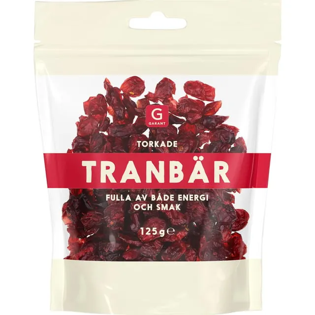 Garant Torkade Tranbär 125g