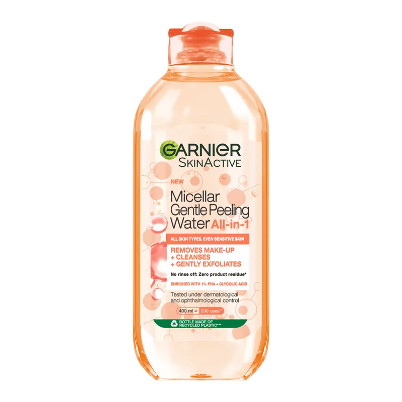 Garnier Micellar Gentle Peeling Water All-in-1 Micellärvatten 400 ml