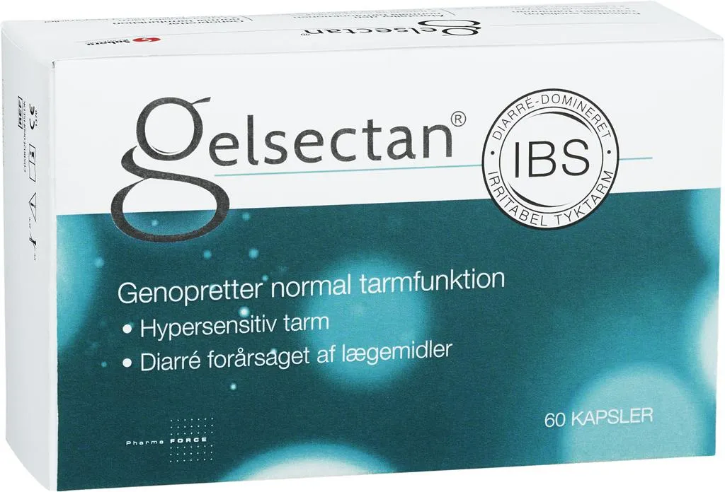 Gelsectan Behandling av IBS, 60 st