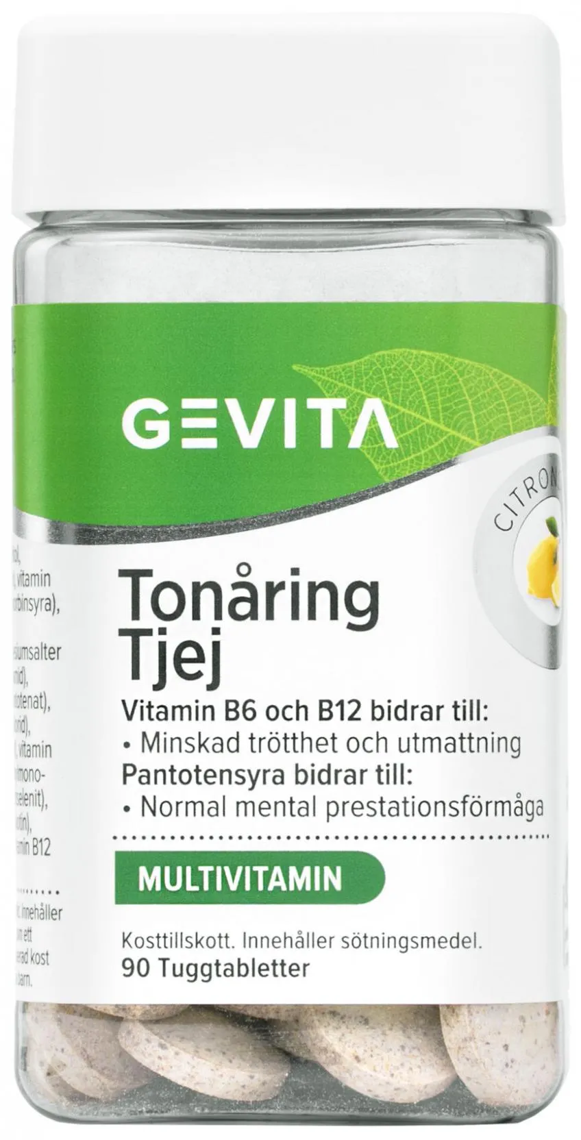 Gevita Gevita Tonåring Tjej 90 tuggtabletter