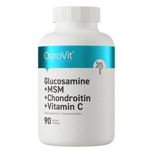 Glukosamin + MSM + Kondroitin + C-vitamin, 90 piller