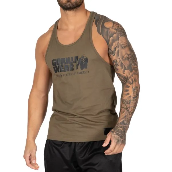 Gorilla Wear Classic Tank Top, , Army Green
