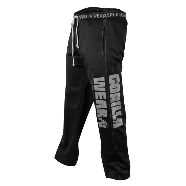 Gorilla Wear Logo Mesh Pants, S/M, Black