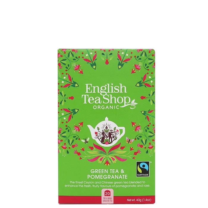 Grönt Te Granatäpple 20 tepåsar