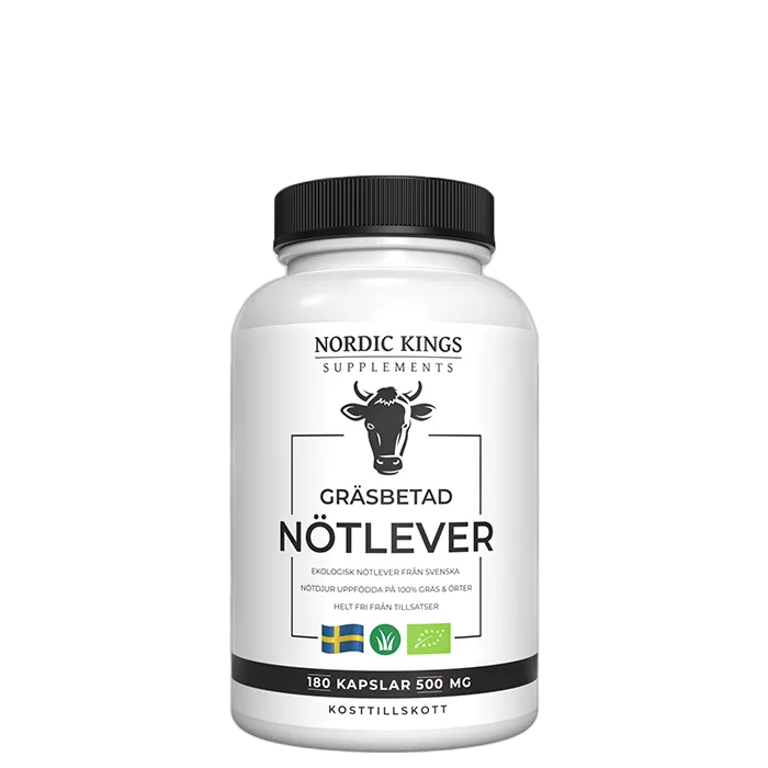 Gräsbetad Nötlever EKO 180 kapslar