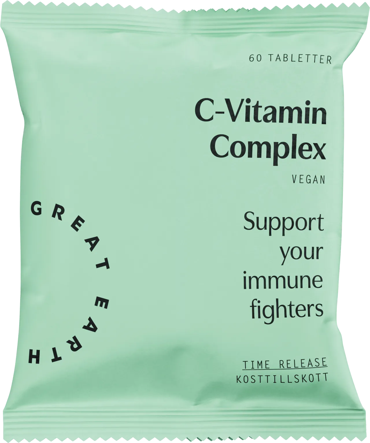 Great Earth C-Vitamin Complex Refill 60 tabletter