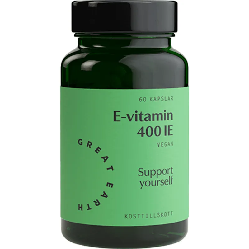 Great Earth E-Vitamin 60 kapslar
