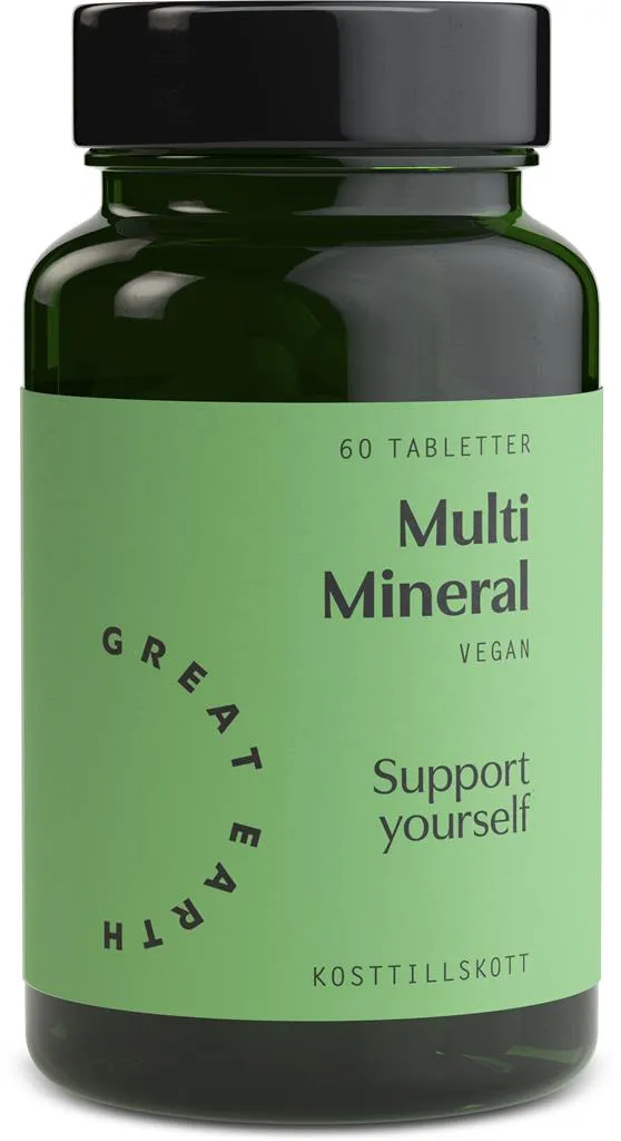 Great Earth Multi Mineral Vegan 60 tabletter