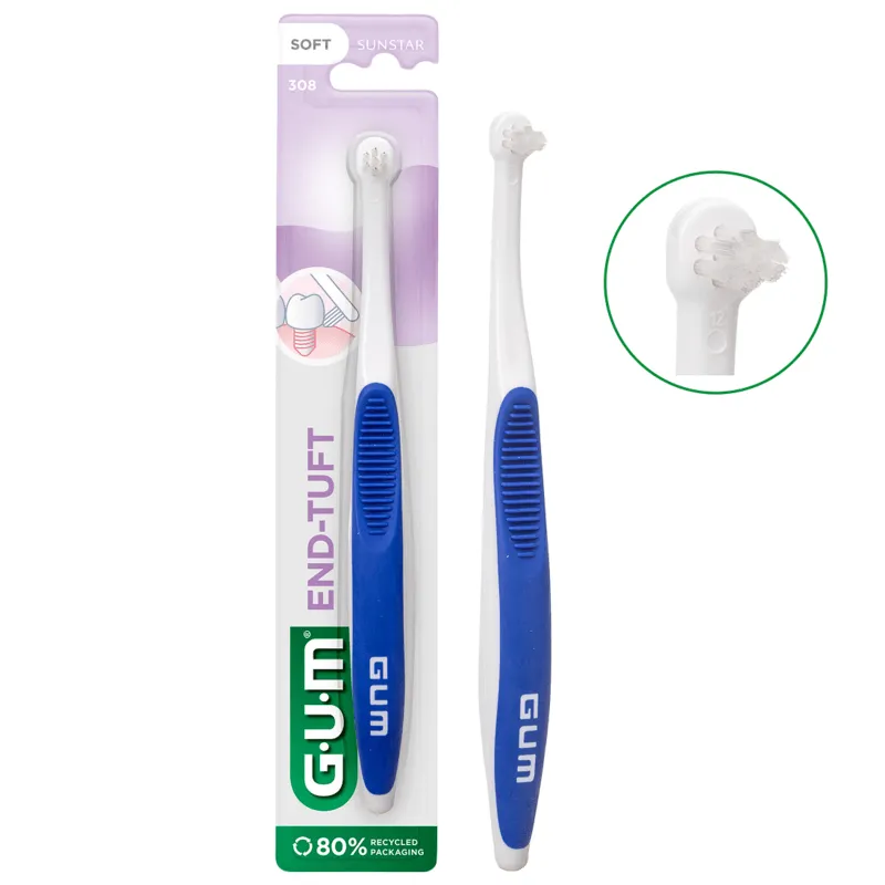 GUM End Tuft Vinkelborste 1 st