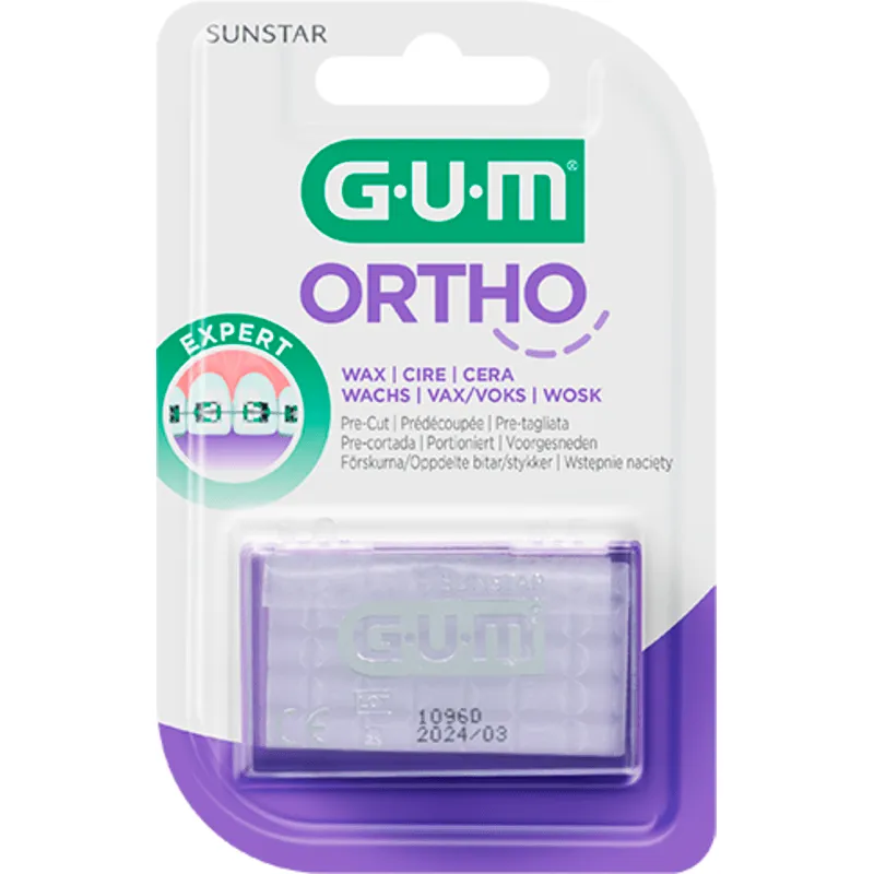 GUM Ortho Wax Skydd vid Tandställning 35 st