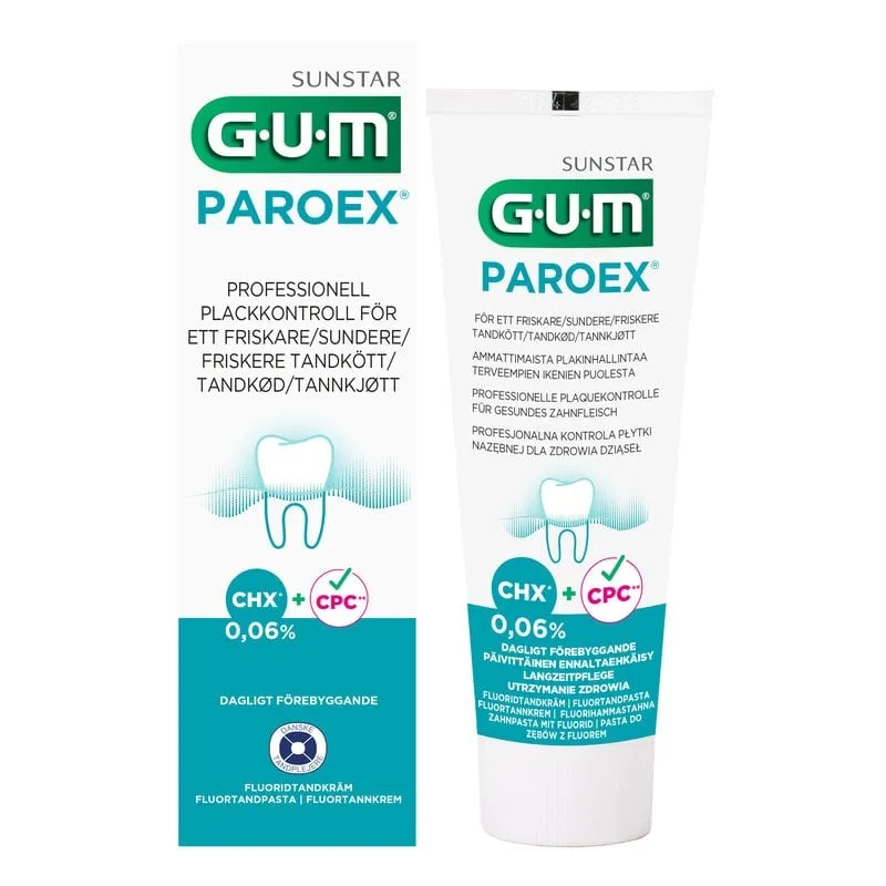 GUM Paroex Tandkräm 0,06% 75 ml