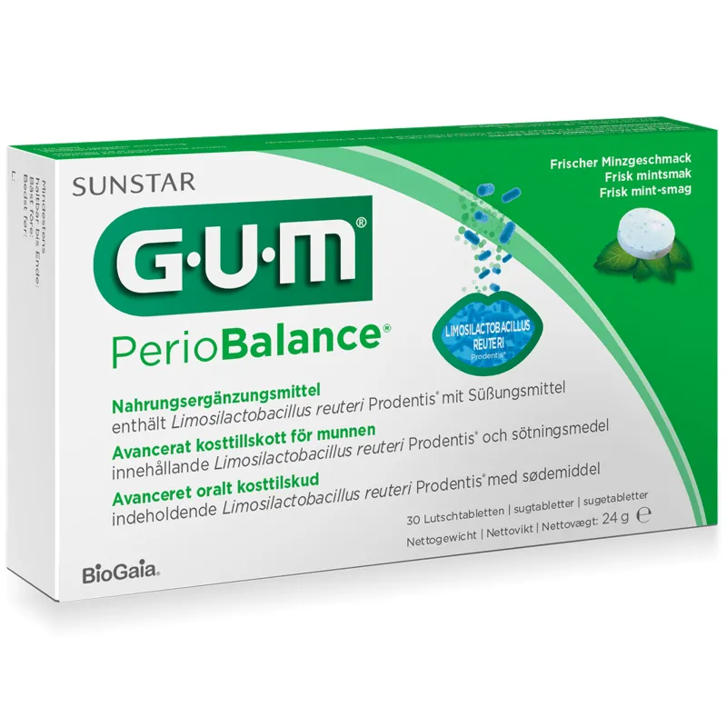 GUM PerioBalance Sugtabletter 30 st