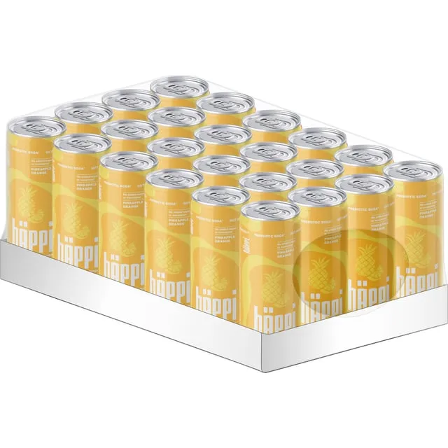 hÄppi Prebiotisk Läsk Ananas Apelsin 330 ml 24 st