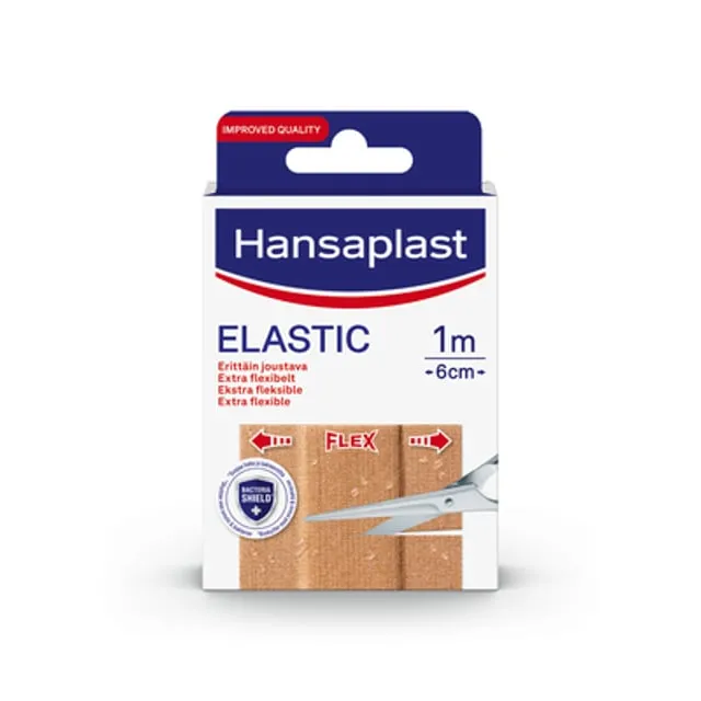 Hansaplast Elastic Vävplåster 1 m x 6 cm