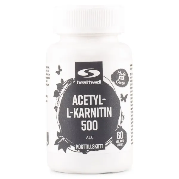 Healthwell Acetyl-L-karnitin, 60 kaps